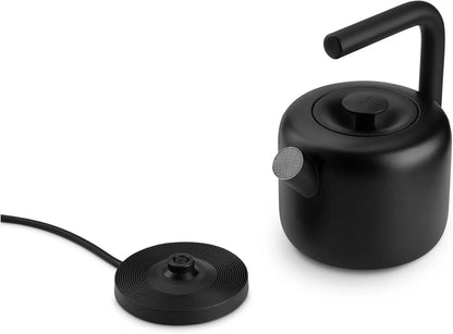 Electric Kettle 1.5L with Stovetop Design, Fast Boil for Tea Coffee Ramen & Oatmeal, Silicone Handle