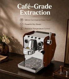 ITOP CMLC05 Coffee Machine 58mm Brew Head 1850W NTC Temp Control 9‑12Bar Optimal Pressure 4 Customizable Parameters 2L Tank
