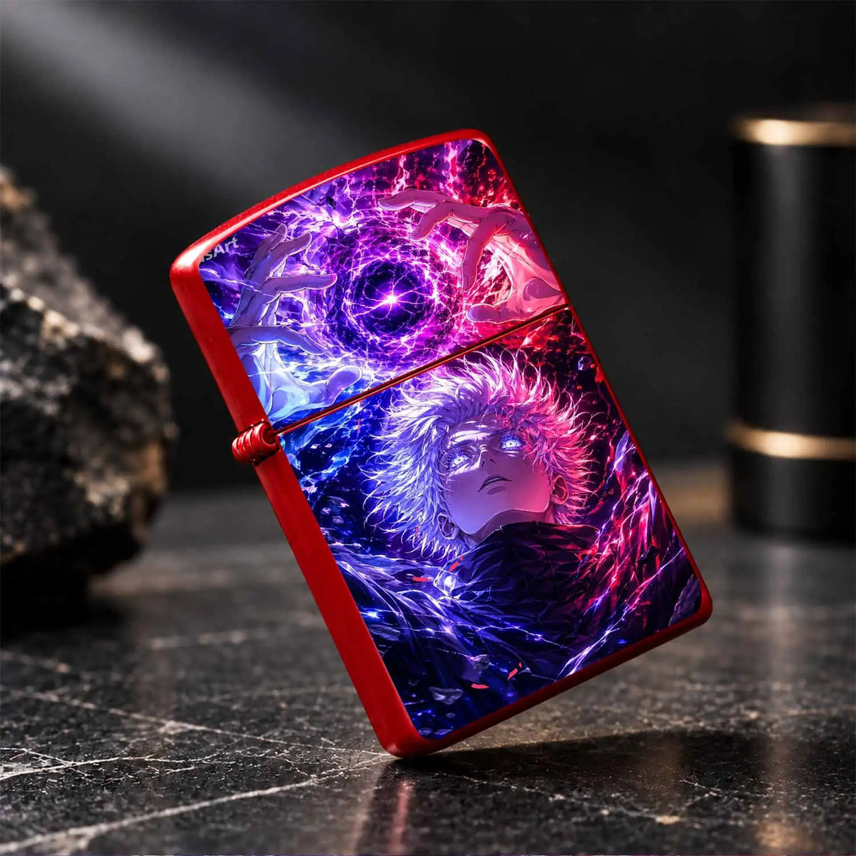 Trendy Anime Jujutsu World Satoru Gojo Cool Special Effect Portable Igniter, Popular 2D Peripheral Item With Stunning Aura, Suitable For All Daily Scenarios, Perfect Thoughtful Gift For Anime Fans And Friends A Humorous And I