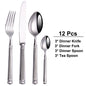 12/16/20 Pieces Sliver Tableware Set Stainless Steel Cutlery Elegant Dinnerware Vintage Knife Spoon Fork Set Kitchen Utensils