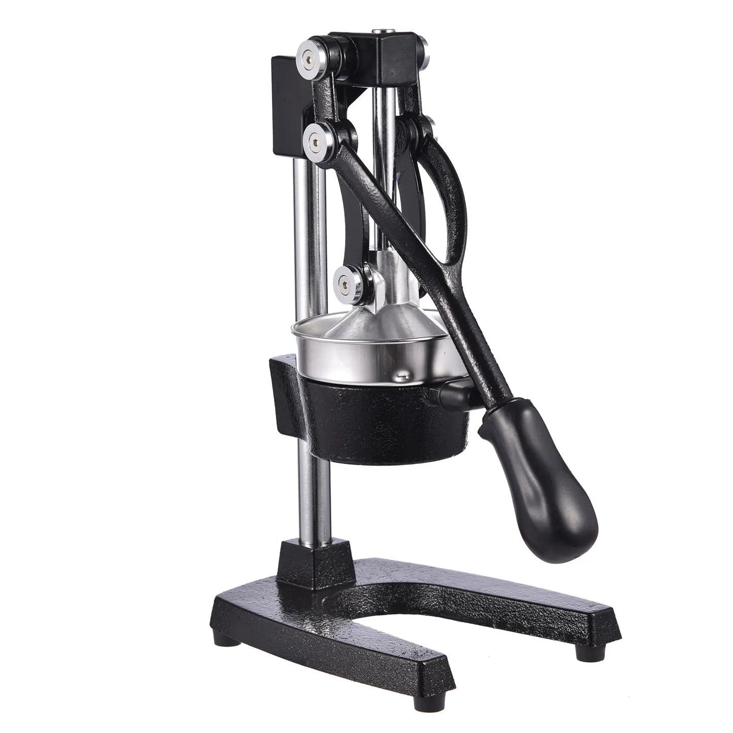Lightweight stainless steel manual citrus juicer, commercial hand-operated fruit juicer, non-electric portable juicer, suitable for oranges, lemons, pomegranates and other fruits, ideal for home kitchens, bars and restaurants
