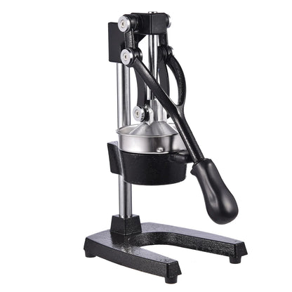 Lightweight stainless steel manual citrus juicer, commercial hand-operated fruit juicer, non-electric portable juicer, suitable for oranges, lemons, pomegranates and other fruits, ideal for home kitchens, bars and restaurants