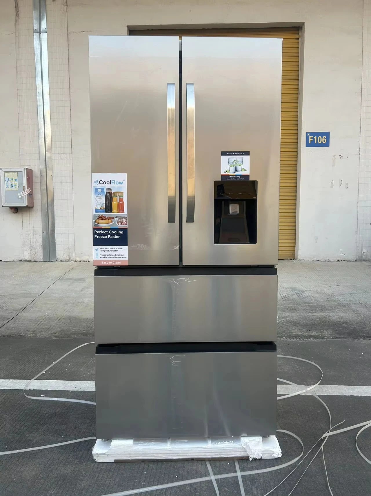 2025 Smart 628L French Door 4-Door Refrigerator & Freezer - Smart Side-by-Side Appliance with ICE Maker