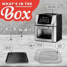 14 Qt Air Fryer Oven with Rotisserie, 12 Presets, Digital Display, Stainless Steel