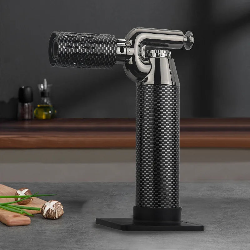 HONEST High Temperature Welding Gun 2 Types Of Flames Butane Gas Turbine Torch Lighter Outdoor BBQ Kitchen Cigar Lighters Gadget