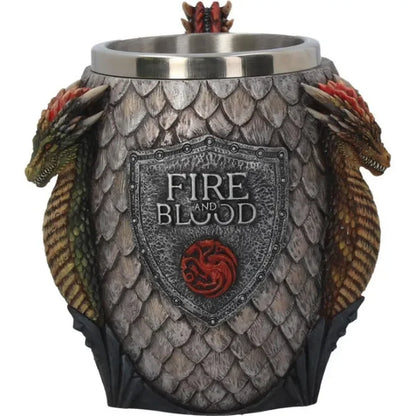 3D Beer Mugs Coffee Cups Gothic Goblet Iron Tankard Stainless Steel Resin Wine Glass Mug 600ML Skull Father's Day Gift 1 pcs
