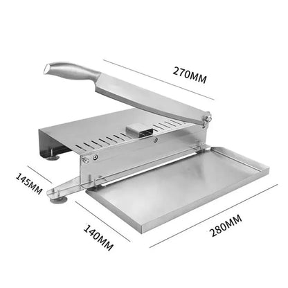 Home Kitchen Manual Frozen Meat Slicer Bone Cutting Tool Stainless Steel Minced Lamb Bone Meat Cutter Chicken Duck Fish Cutting