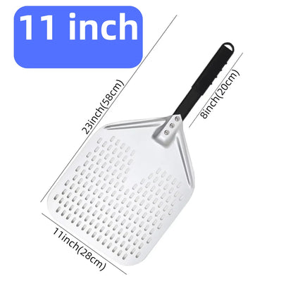 10 12 13 14 Inch Big Pizza Perforated Shovel Paddle Short/Long Handle for Oven Turning Peel Kitchen Utensils Pizza Baking Tools