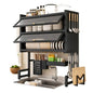 Over The Sink Dish Drying Rack,3 Tier Adjustable Length Full Stainless Steel Large Storage Kitchen Dish Rack,For Kitchen Counter Expandable Multifunctional Organizers