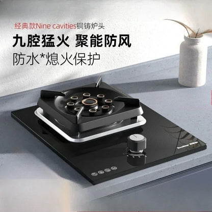 【hot item】Single Stove Household Desktop Gas Stove For Liquefied Natural Gas Embedded Single Eye Stove
