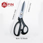 Professional Tailor Scissors, Ultra Thick High Carbon Steel Blades for Heavy Duty Fabric & Leather Cutting, Sewing Craft Tool