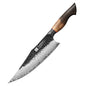 XINZUO Eight-piece Kitchen Knife Set 67 Layers Damascus Super Steel Hardness 60±2HRC Ideal For Home Kitchen Vegetable Prep