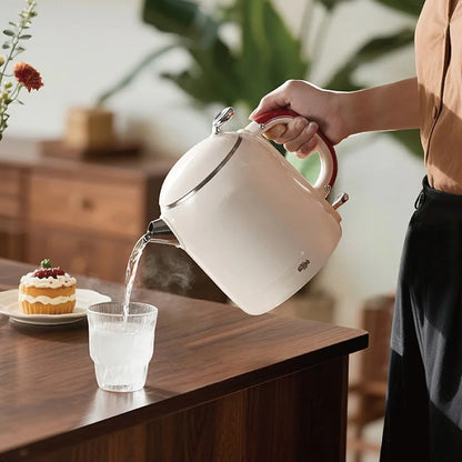 1355W Electric Kettle Portable 304 Stainless Steel Quick Boiling Kettle Teapot Home Thermos Kettle Automatic Power-Off 1000ml