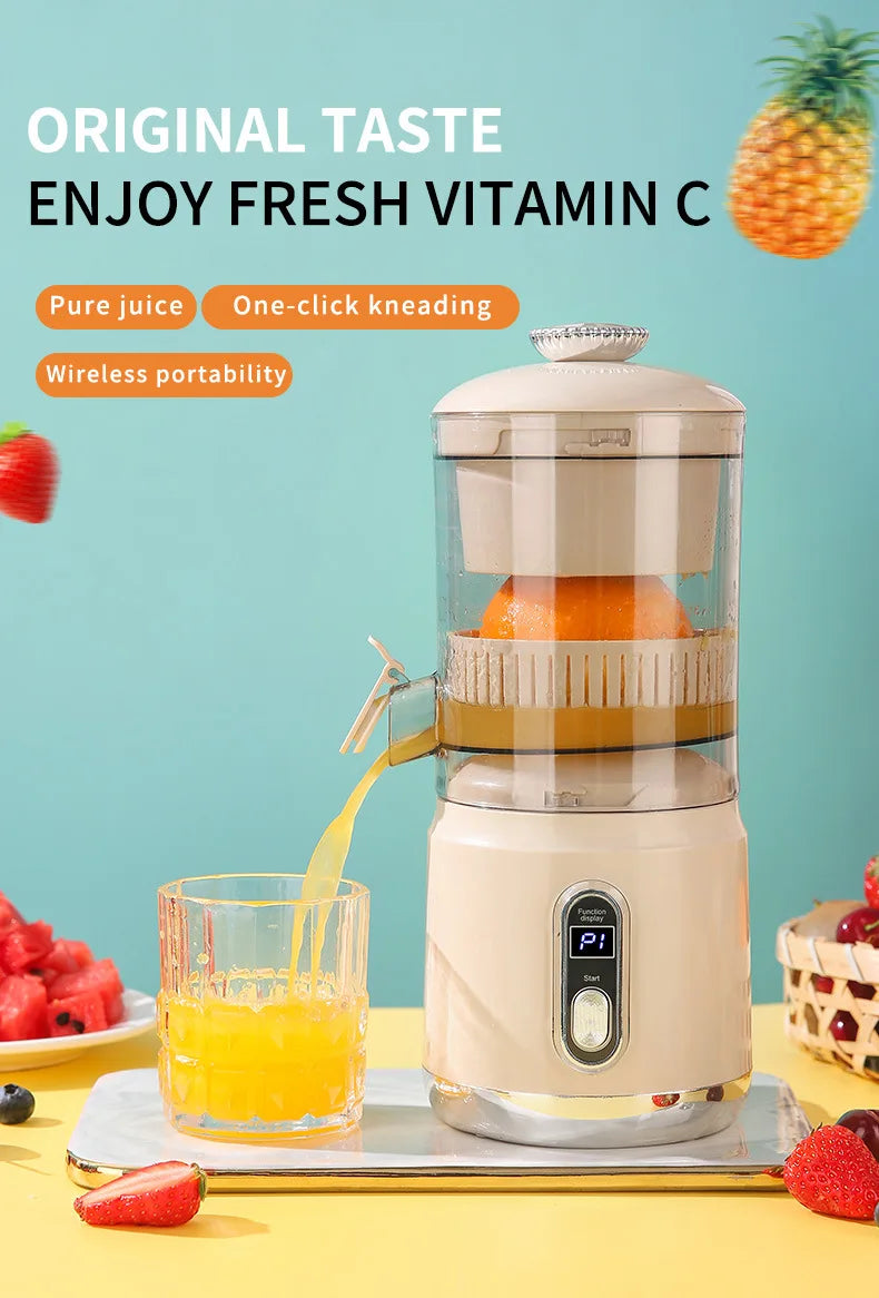 Extractor Fully Automatic Fruit Household Juicer Portable Juice Machine Residue Separation Bidirectional Spiral Fruit Juicer Cup