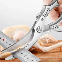 2025 New Kitchen Strong Scissors Sharp Stainless Steel Scissors BBQ Scissors Household Chicken Bone Scissors, Steak Scissors