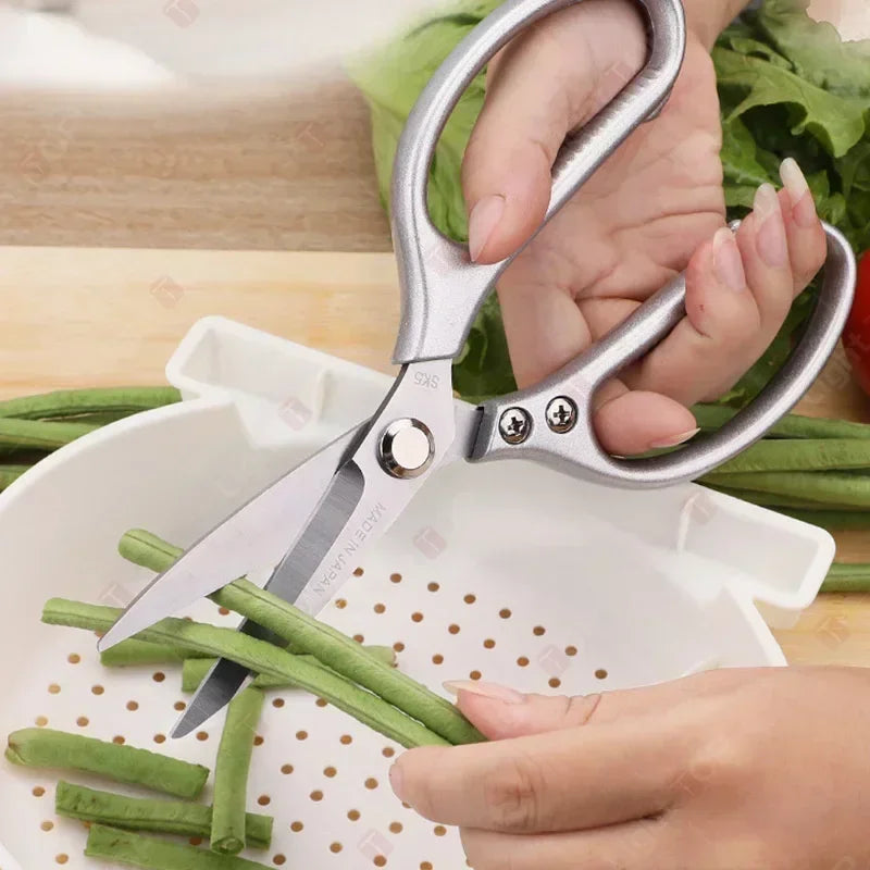 Kitchen Scissors Set Stainless Steel Chicken Bone Scissor Multifunctional Scissors Fish Scales Duck Meat Shear Cooking Tool