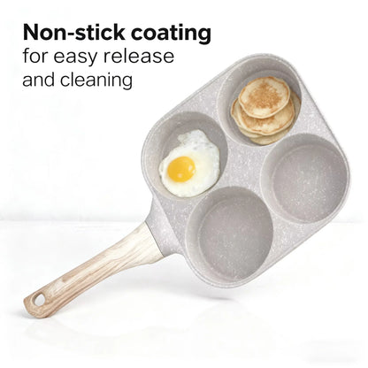 4-hole frying pan breakfast pan nonstick egg hamburger pancake fried egg artifact steak pot