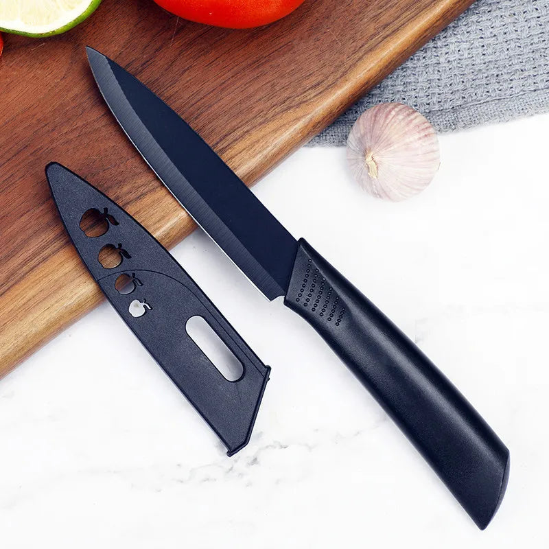Fruit knife, kitchen knife, household small knife, sharp stainless steel chef's knife for cutting vegetables, meat, and slicing.