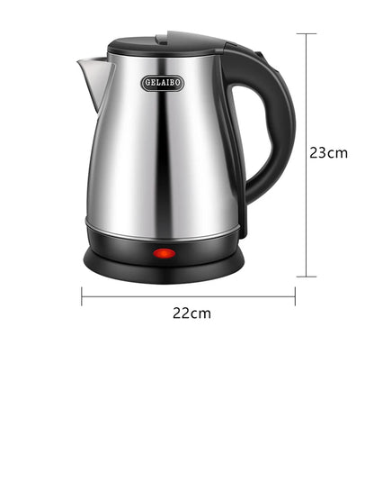 GELAIBO electric kettle, large-capacity 1.8-liter glass kettle, one-button boiling water, automatic shutdown, anti-dry function