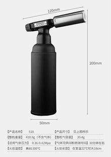HONEST 1800° Super Large Flame High Temperature Welding Gun Butane Gas Spitfire Gun Lighter Outdoor BBQ Kitchen Cigar Lighters