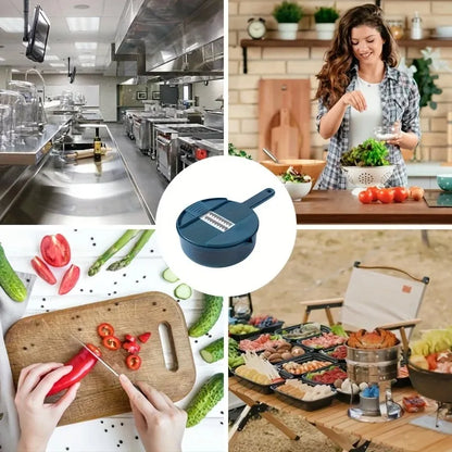 Multifunctional 9 in 1 Vegetable Chopper,, Kitchen Vegetable Slicer Cutter with Container,  Carrot and Garlic Chopper with Peel