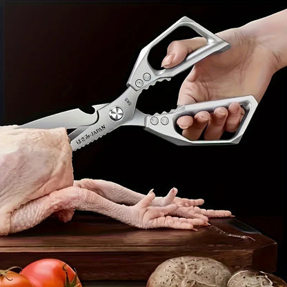 Sharp Stainless Steel Kitchen Scissors Poultry Shears Fish Bone Remover Multifunctional Meat Food Cutter Scissors For Kitchen