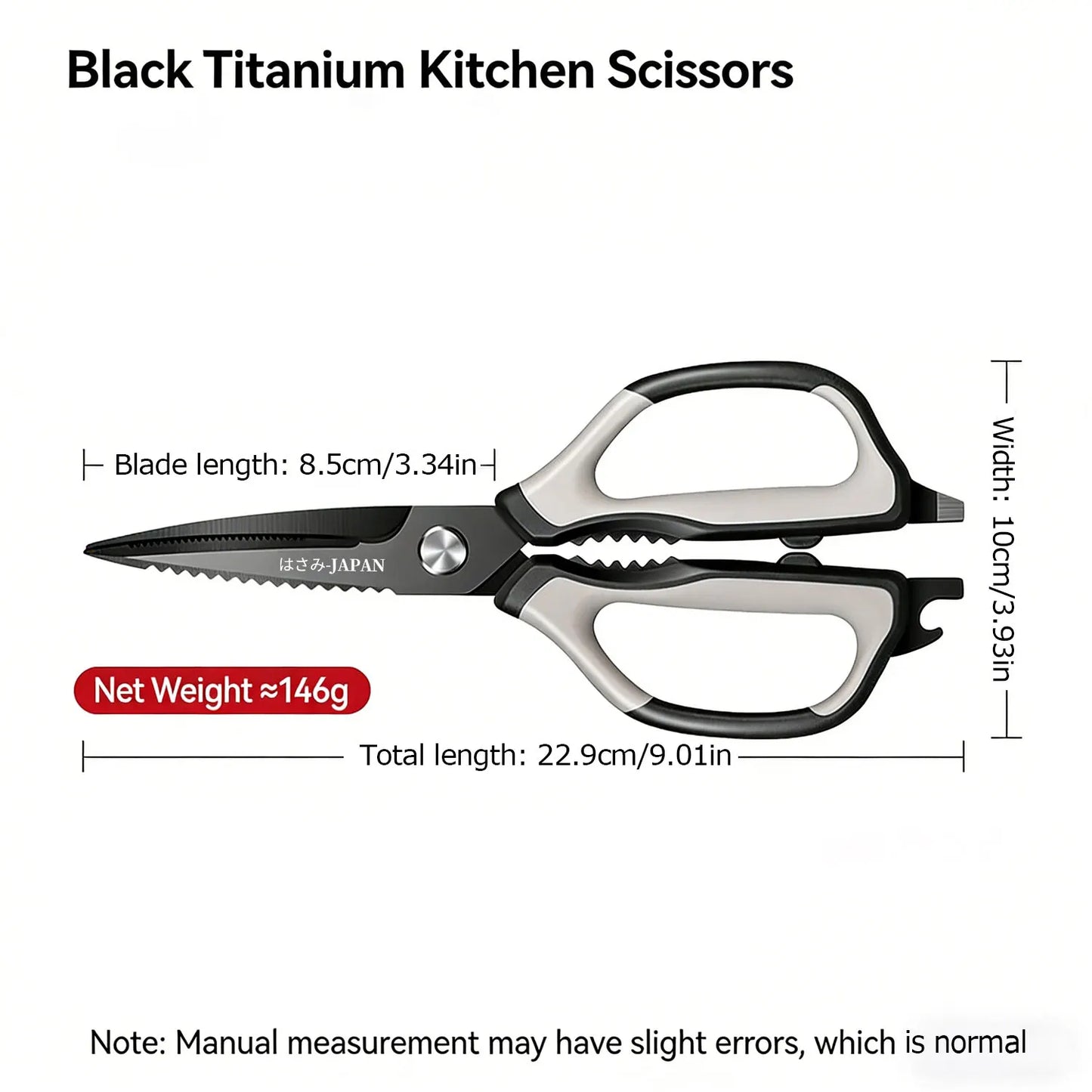 2 Pcs Heavy Duty Multi-Purpose Kitchen Scissors - Flexible Handle for Cutting Chicken Bones,Meat,Craft & Office Use, Ladies Gift