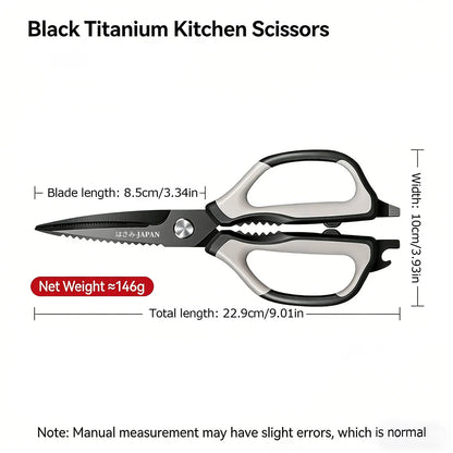 2 Pcs Heavy Duty Multi-Purpose Kitchen Scissors - Flexible Handle for Cutting Chicken Bones,Meat,Craft & Office Use, Ladies Gift