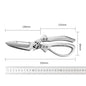Multi-functional Kitchen scissors food grade stainless steel strong chicken bone scissors home chicken duck goose bone scissors