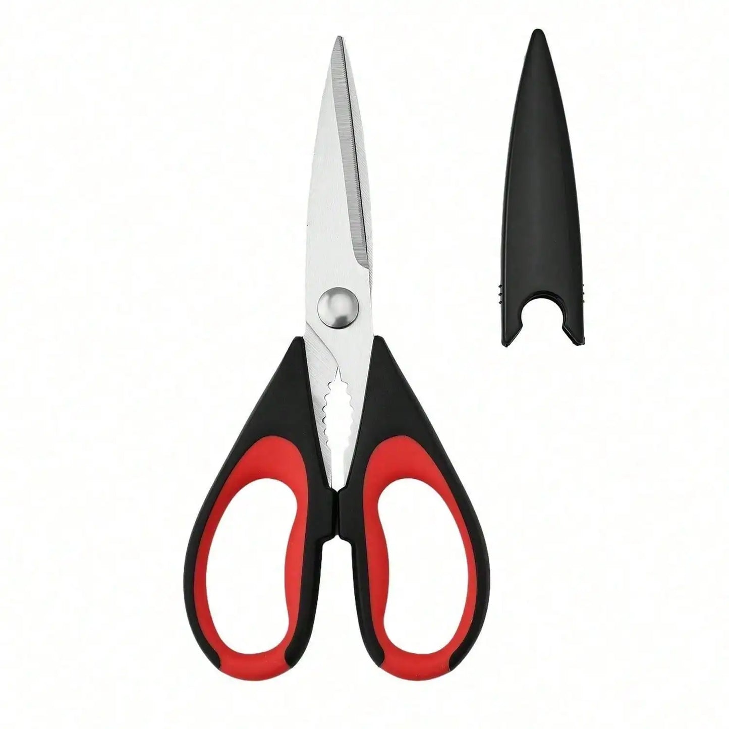 1 Set Heavy-Duty Kitchen Shears, Slicing Poultry Bones Grilling Versatile Culinary Shears, Stainless Steel Meat Shears ﻿