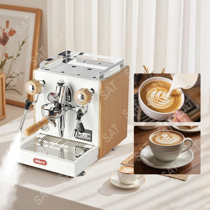 -For MC-17 Electric Stainless Steel Programmable Semi-Automatic Espresso Maker 12 Bars Pressure Household Outdoor Hotel Car Use*