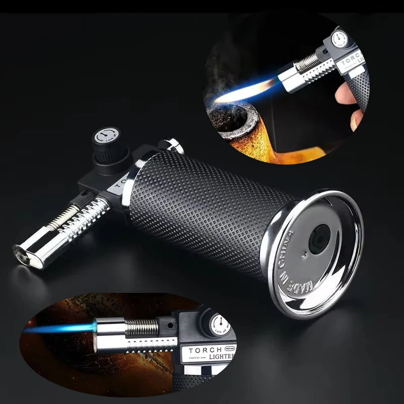 Dual Mode Lighter Blowtorch Turbine Windproof BBQ Kitchen Cooking Large Capacity Spray Gun Men's Gift 2026 New