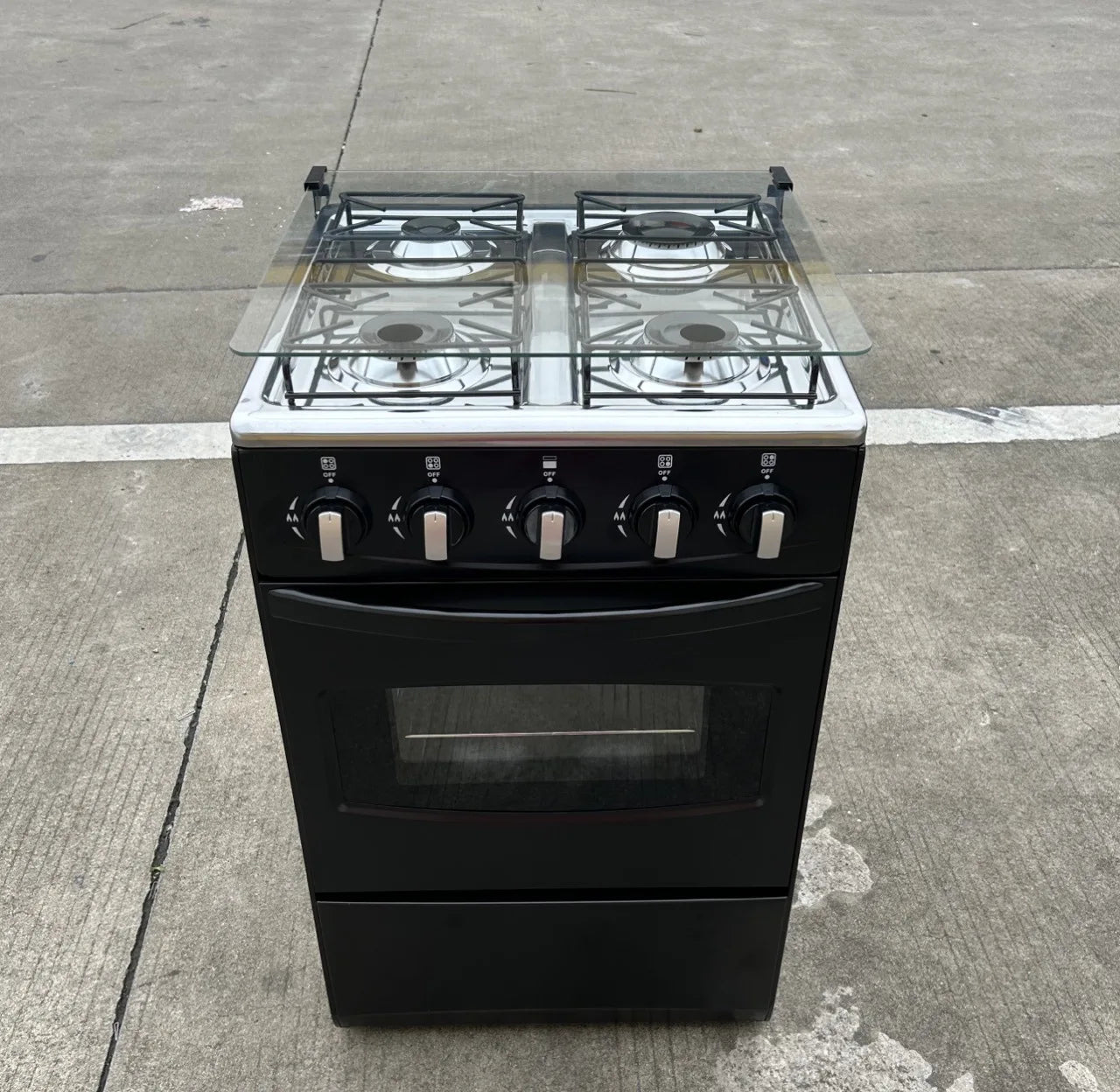 4 burner Gas Stove Top burner Cooking Gas Stove with Oven and Grill Convection Feature for Household Freestanding