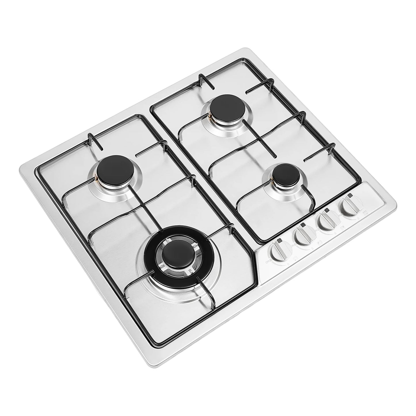 Clearance Sale Powerful Sealed Burners Gas Stove Safety Auto-Shutoff Cooktop with 4 Nozzles for Home Restaurant Cooking