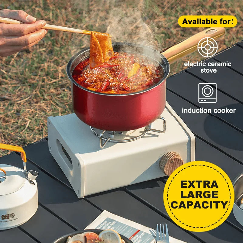 us12pcs Red Pot Set, Stainless Steel, Non-Stick Pan, Kitchen Cookware Set, Non-Stick Cooking Set, A Variety of Pots to Meet All Kitchen Needs, The Most Beautiful And Practical Gift for Mothersd