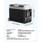SucceBuy 35L 45L 55L Portable Foldable Handle Car Refrigerator with Wheel -4°F to 68°F Truck Refrigerator with APP Control Compressor Freezer for Camping Picnics Car Home Traval