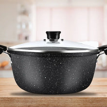 Maifan Stone Soup Pot Universal Two Ears Non-stick Kitchen Cooking with Lid Household Saucepan Stock Gas Induction Cooker