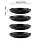 4/16Pcs Grey Straw Cutlery Set Dishes Bowls Disk Water Cup Tableware Plastic Unbreakable Polypropylene Kitchen Dinnerware