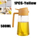 Multi-functional Kitchen Oil Bottle Spray Oil Pouring Two-in-one Food-grade Material Is Not Easy To Damage 500ML Large Capacity