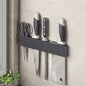 Wall-Mounted Kitchen Knife Holder No Punching Stainless Steel Storage Rack for Home Use 304 Steel Knife Insertion Rack