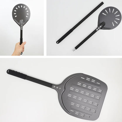 6&12 13 14  Inch Aluminum Pizza Peel Bread Paddle Pizza Oven Turning Peel Hard  Anodized Pizza  Baking Kitchen Tool Spatula