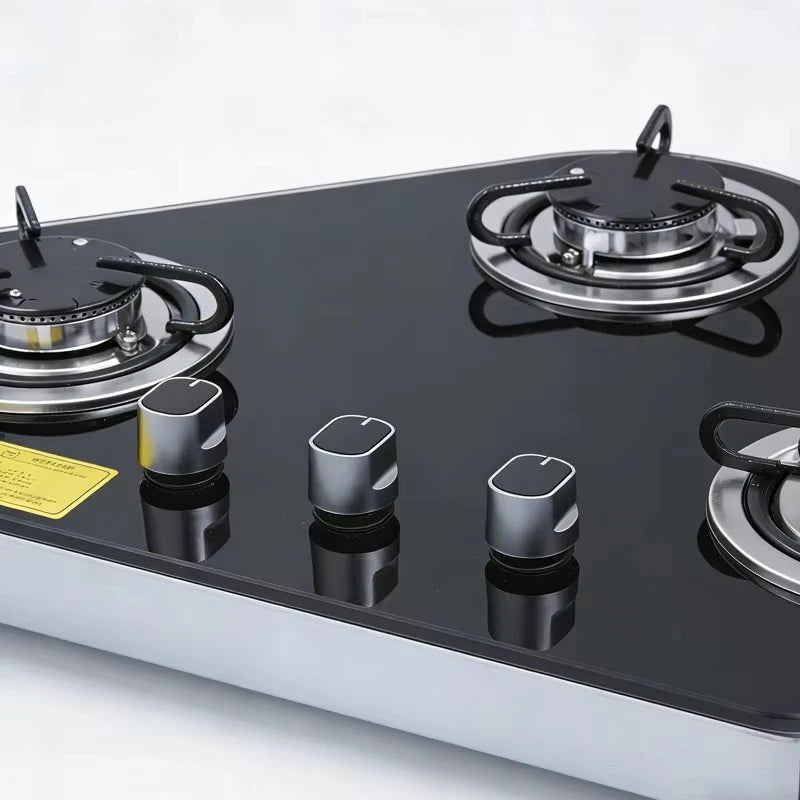 New Product Yahct RV Gas Stove 2/3 Burner Cooktop Combo Built-in L.P.G Gas Electric Ignition SMART VOLUME With BIG POWER GR-B003