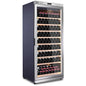 357L Wine Cooler Refrigerator Stainless Steel Wine Cabinet Intelligent Cellar for Red/White Wine Champagne Cocktail Liquor