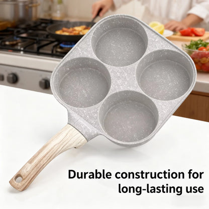 4-hole frying pan breakfast pan nonstick egg hamburger pancake fried egg artifact steak pot