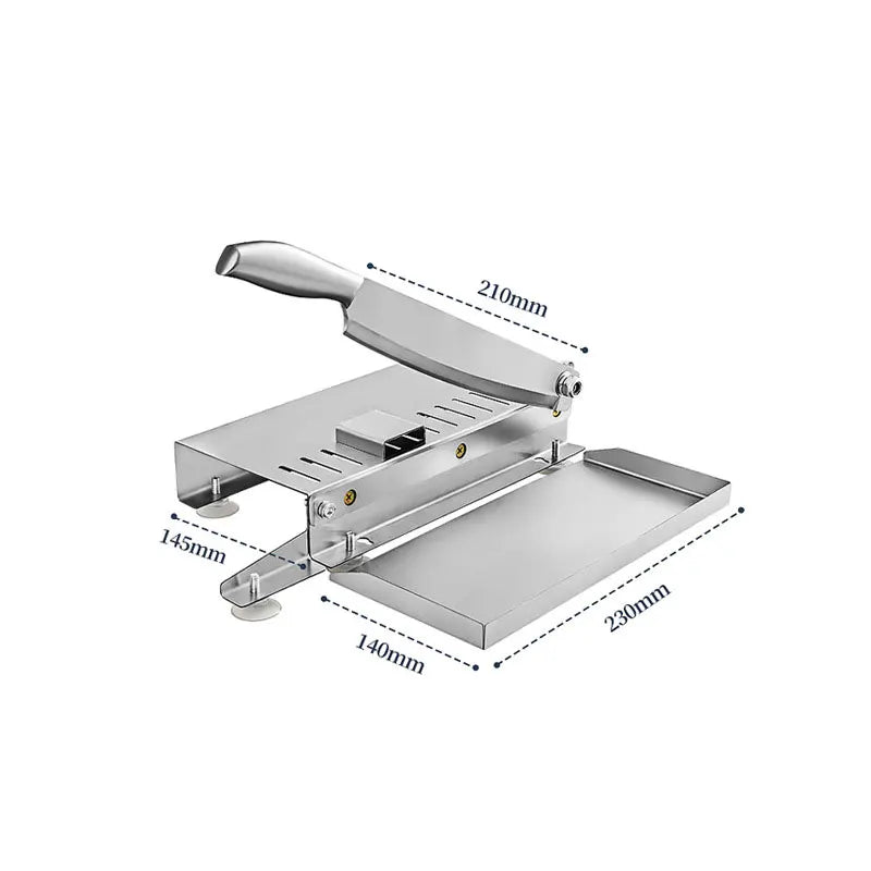Commercial Frozen Meat Slicer Bone Cutting Tool Stainless Steel Minced Lamb Bone Meat Cutter Chicken Duck Fish Cutting