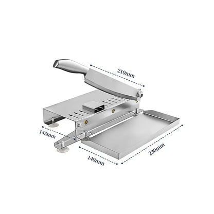 Commercial Frozen Meat Slicer Bone Cutting Tool Stainless Steel Minced Lamb Bone Meat Cutter Chicken Duck Fish Cutting