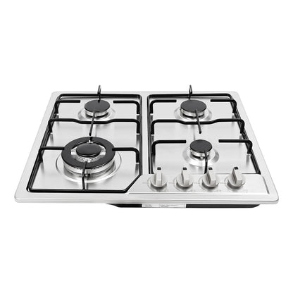 Clearance Sale Powerful Sealed Burners Gas Stove Safety Auto-Shutoff Cooktop with 4 Nozzles for Home Restaurant Cooking
