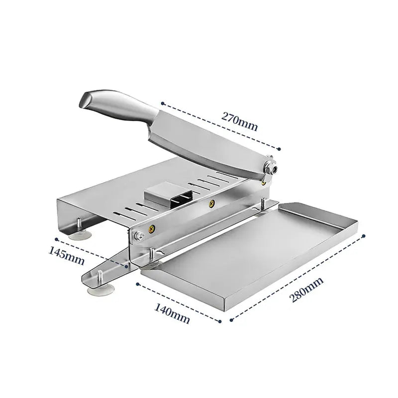 Commercial Frozen Meat Slicer Bone Cutting Tool Stainless Steel Minced Lamb Bone Meat Cutter Chicken Duck Fish Cutting