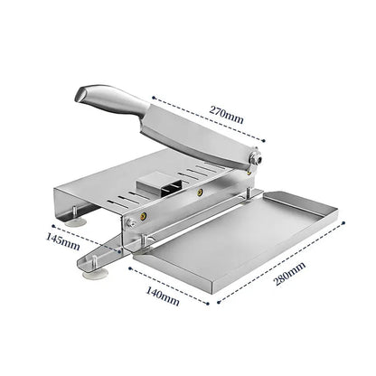 Commercial Frozen Meat Slicer Bone Cutting Tool Stainless Steel Minced Lamb Bone Meat Cutter Chicken Duck Fish Cutting