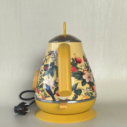 1850W Retro Printed Paint Electric Kettle With Temperature Display 304 Stainless Steel Boiling kettle Teapot Auto Power Off 1.7L